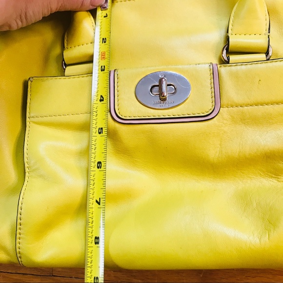 Kate Spade Lemon Yellow Crossbody Handbag - Picture 7 of 12